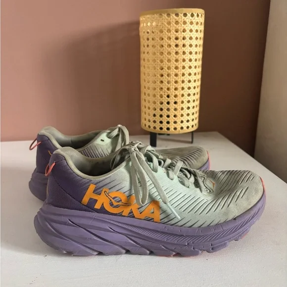 Hoka Running Shoes in Purple and Orange - Picture 1 of 5